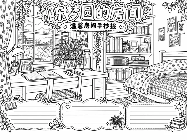 细节黑白线稿版预览